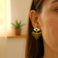 Evil Eye Earrings 18k Gold Plated