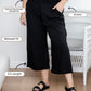 Illuka Pants Black 3/4 Length