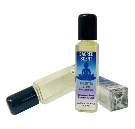 Sacred Scent Green Tea and Lime Perfume Oil 8.5ml