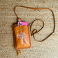 Ohana Palms Phone Wallet Pouch Bag Tan