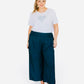 Illuka Rayon Pants Teal 3/4 Length