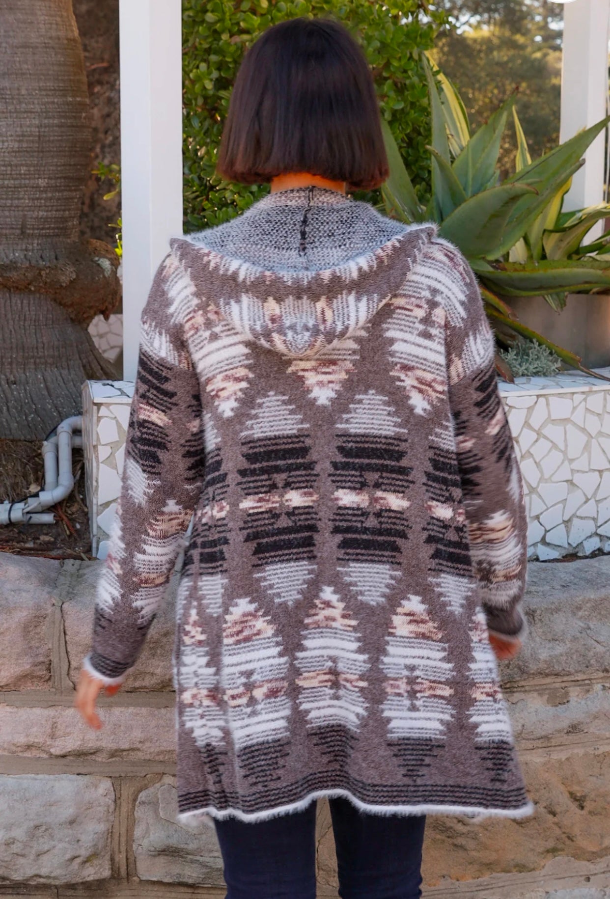 Dakota Knit Coat Cardigan With Hoodie