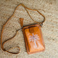 Ohana Palms Phone Wallet Pouch Bag Tan