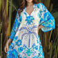 Island Cove Summer Dress Blue