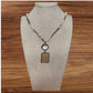 Bohemian Necklace Natural Stone Glass With Pendants