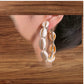 Shell Large Hoop Earrings