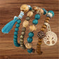 Charm Bracelet Tree Of Life Teal