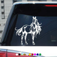 Horse Vinyl X-Large Reflective Sticker Decal Car-Caravan-Horsefloat