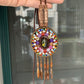Boho Vintage Ethnic Wood Bead Necklace Dreamcatcher