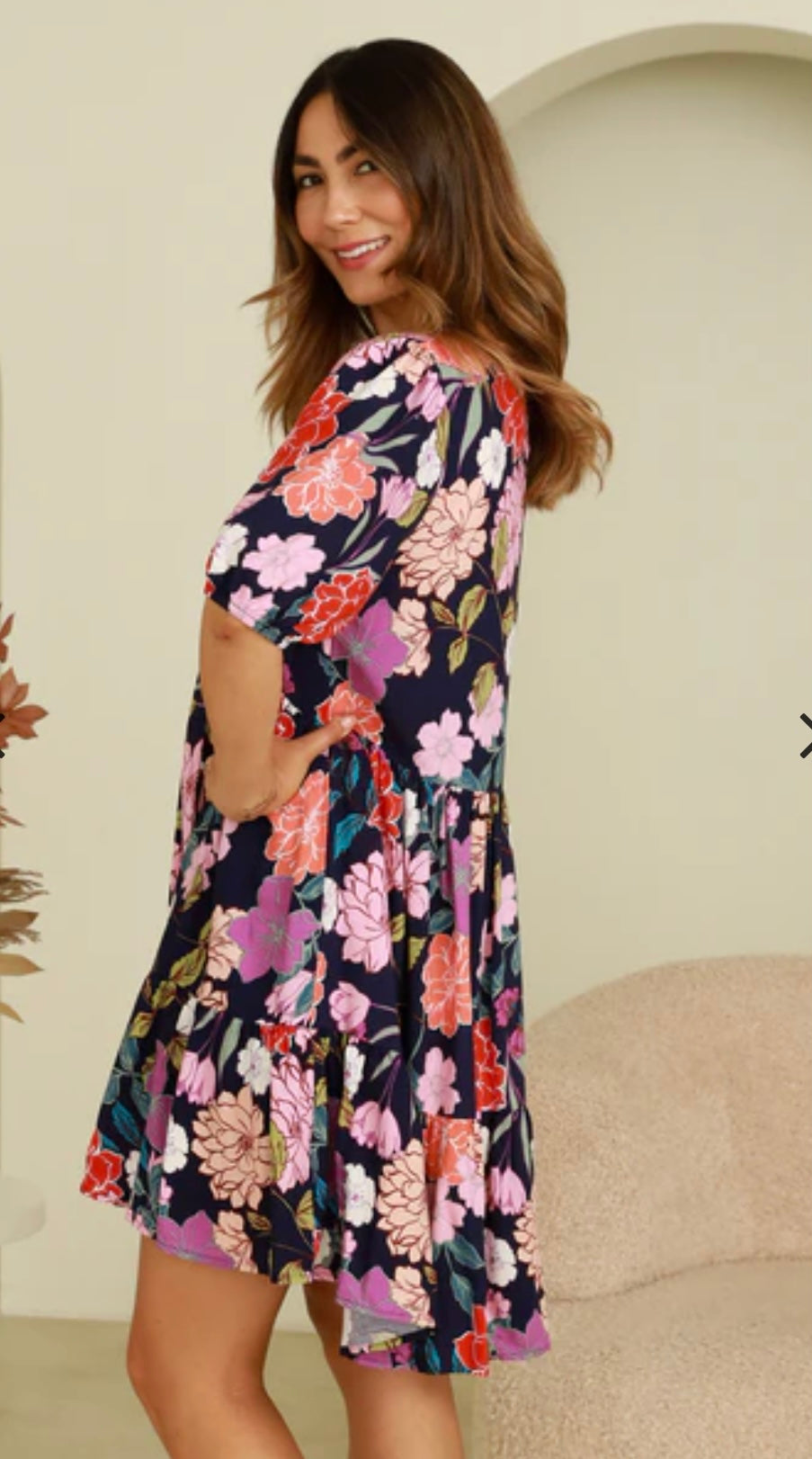 Cleo Short Floral Spring-Summer Dress