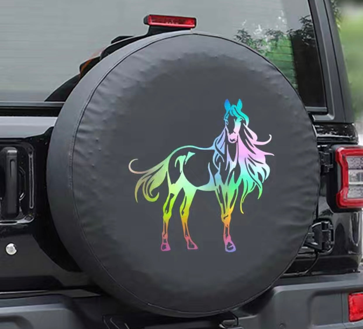 Horse Vinyl X-Large Reflective Sticker Decal Car-Caravan-Horsefloat