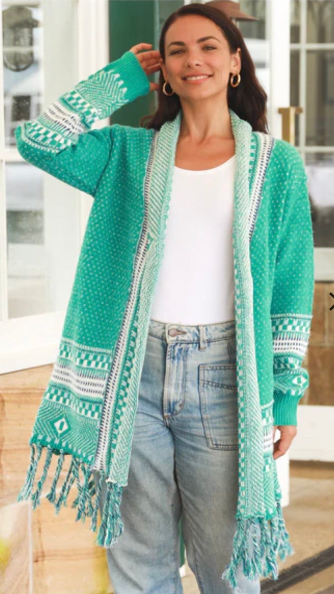 Jada Boho Knit Long Cardigan