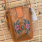 Leather Travel Bag Wallet Phone pouch